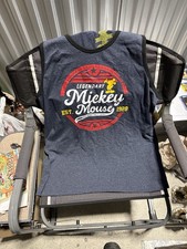 NWT Disney Mickey Mouse 90 Years Legendary 1928 XL Sleeveless Tank Gray Shirt