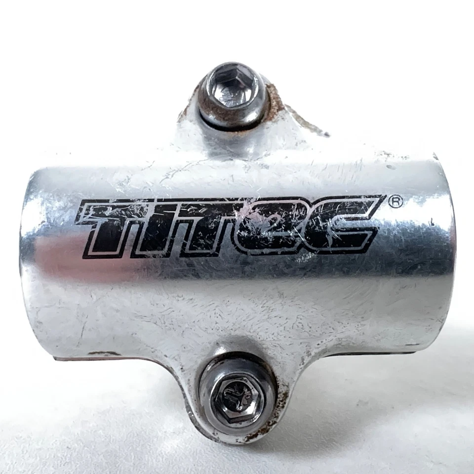 Vintage Titec Stem 1 1/8 in Threadless 25.4 mm MTB 140 mm 2 Bolt Silver 90s - Image 2 of 4