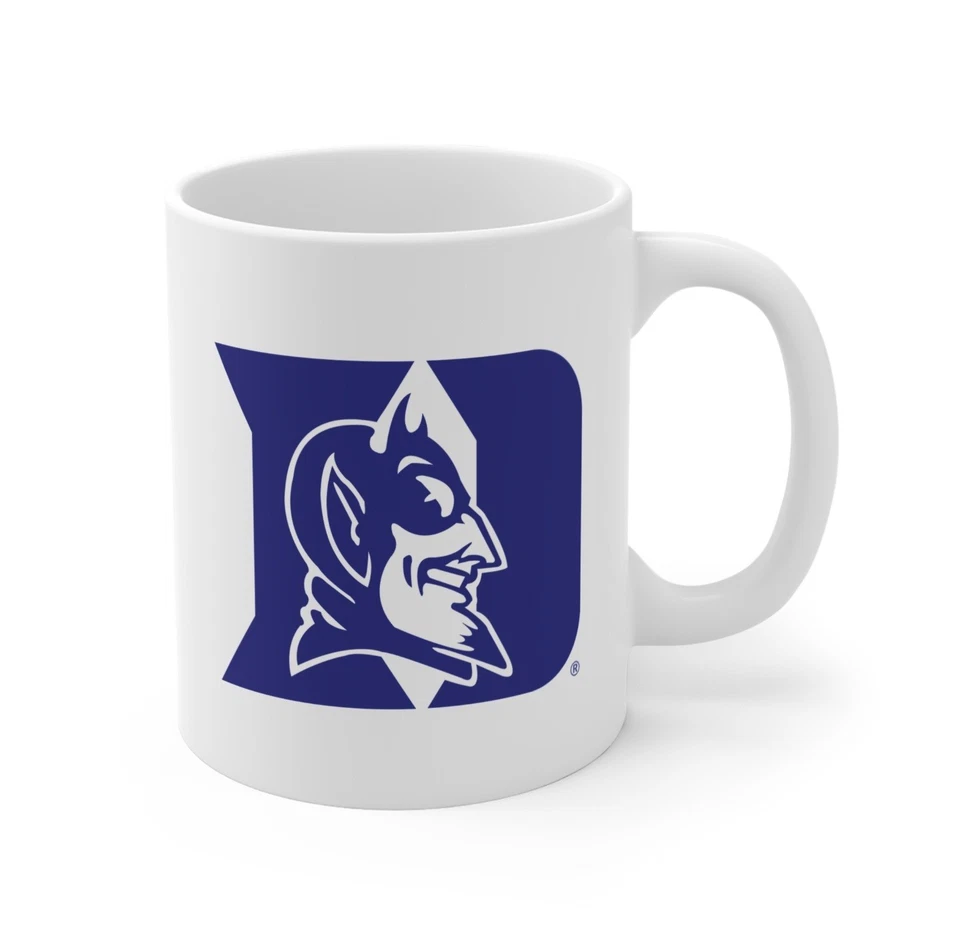 Taza de café ACC Champions 2025 de 15 onzas. Duke Blue Devils. Foto 2 de 3