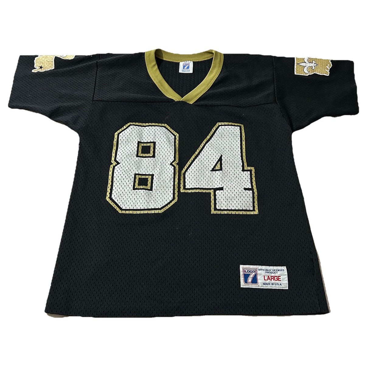 Vintage 90s Logo 7 Eric Martin New Orleans Saints Jersey Size