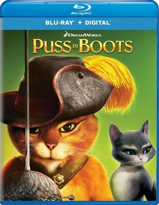 Puss in Boots Blu-ray Antonio Banderas NEW
