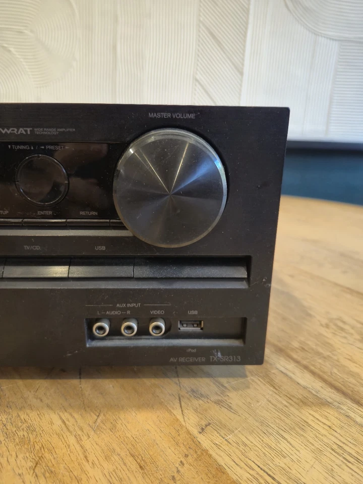 Onkyo AV Receiver Model TX-SR313 Powers On Untested - Image 2 of 4