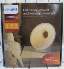 Philips SmartSleep Sleep and Wake-Up Light - White (HF3650) OPEN BOX - Tested