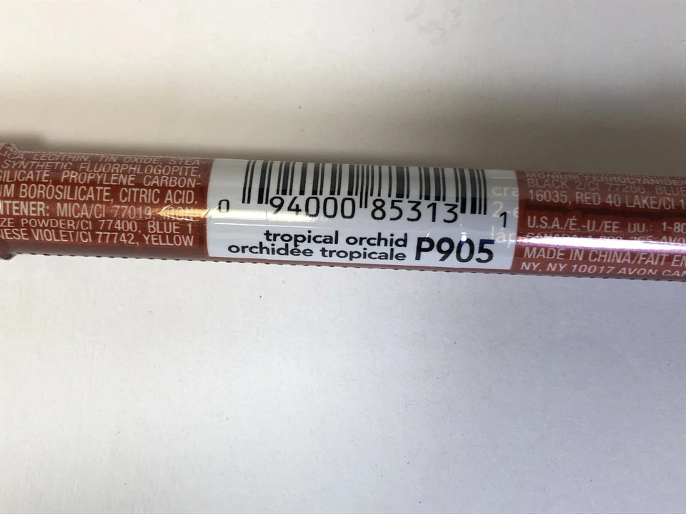 NEW SEALED    AVON  GLOW  2 IN 1 EYE PENCIL   #  P905  TROPICAL ORCHID  - Image 3 of 3