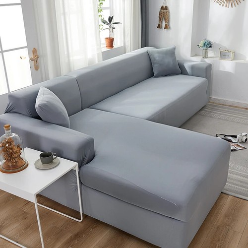 Sofa Covers Elastic Corner Longue Cover Slipcover Chair Protector 1/2/3/4 Seater - Picture 36 of 45