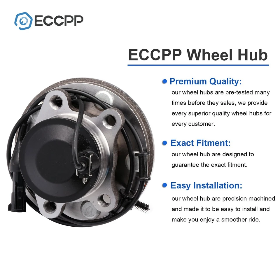 2Pcs Wheel Hub Bearings Front 2WD For 2000-2008 Jaguar S-Type 2004 2005 XJ8 XJR - Image 3 of 4