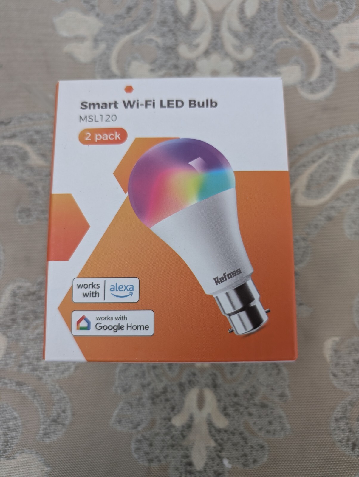 Refoss Smart Light Bulb Alexa b22 Bayonet WiFi Led Bulb 9W with Colour Changing