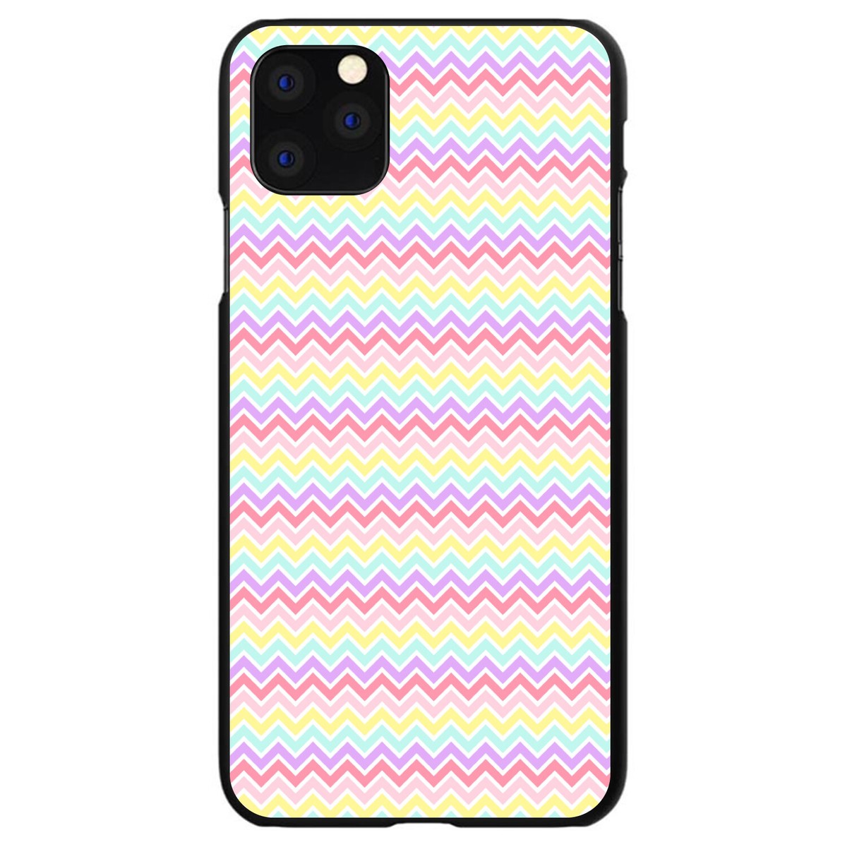 Hard Case Cover for iPhone Samsung Galaxy Rainbow Chevron Stripes Pattern