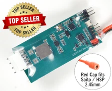 2 Cylinder Onboard Glow Plug Driver Controller - One Button Program 2.45mm SAITO