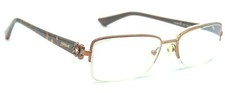 Vogue 3875 B 811 Brown Tortoise Half Rim Eyeglass Frames 52 17 135