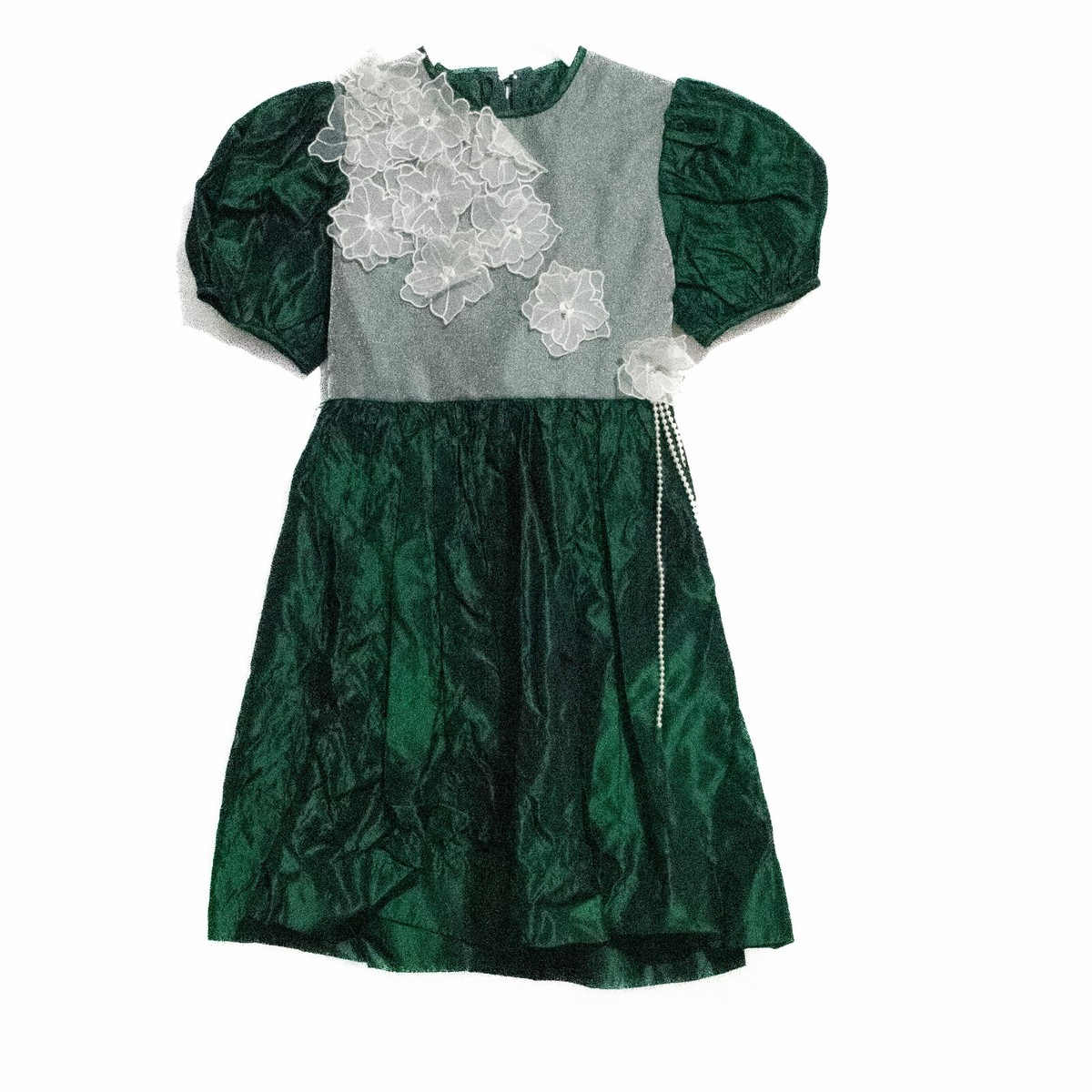 emerald green newborn dress Marshmallow Baby Front Lace Trim Zip Bow Satin Puff Sleeve 6 and glamour. Color:As Photo(Black) Christmas productkind_tee Jennifer Lopez Parties in