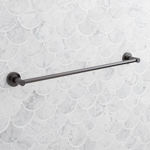 Signature Hardware SHLE24TBGM Lexia 24" Towel Bar - Gunmetal - Picture 3 of 9