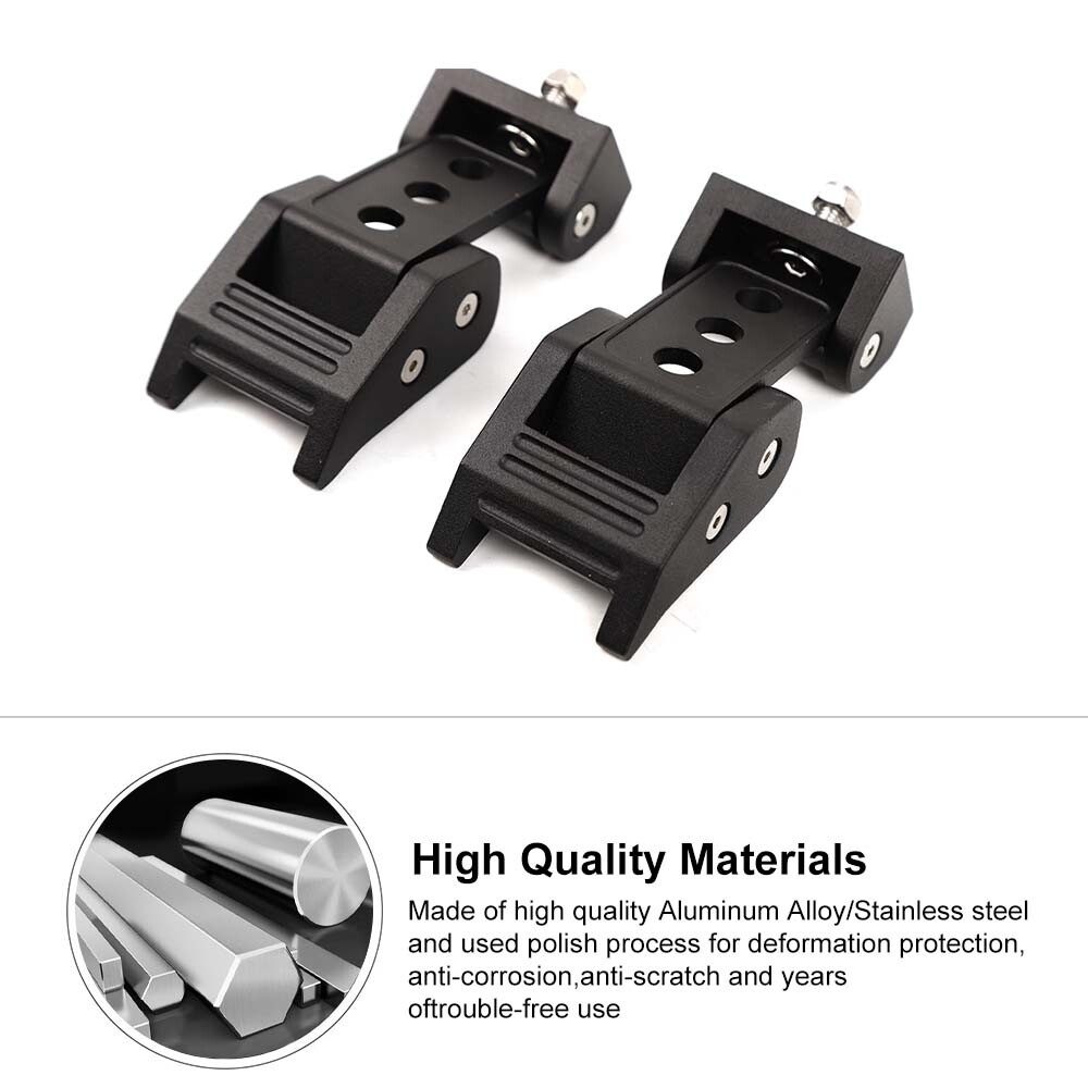 Body Kits For Jeep Wrangler Front Hood Latch Pair For Jeep Wrangler JL ( 2007–2024) – Left & Right Catch Brackets | Direct Fit Complete Engines For Jeep Wrangler - Foto 5