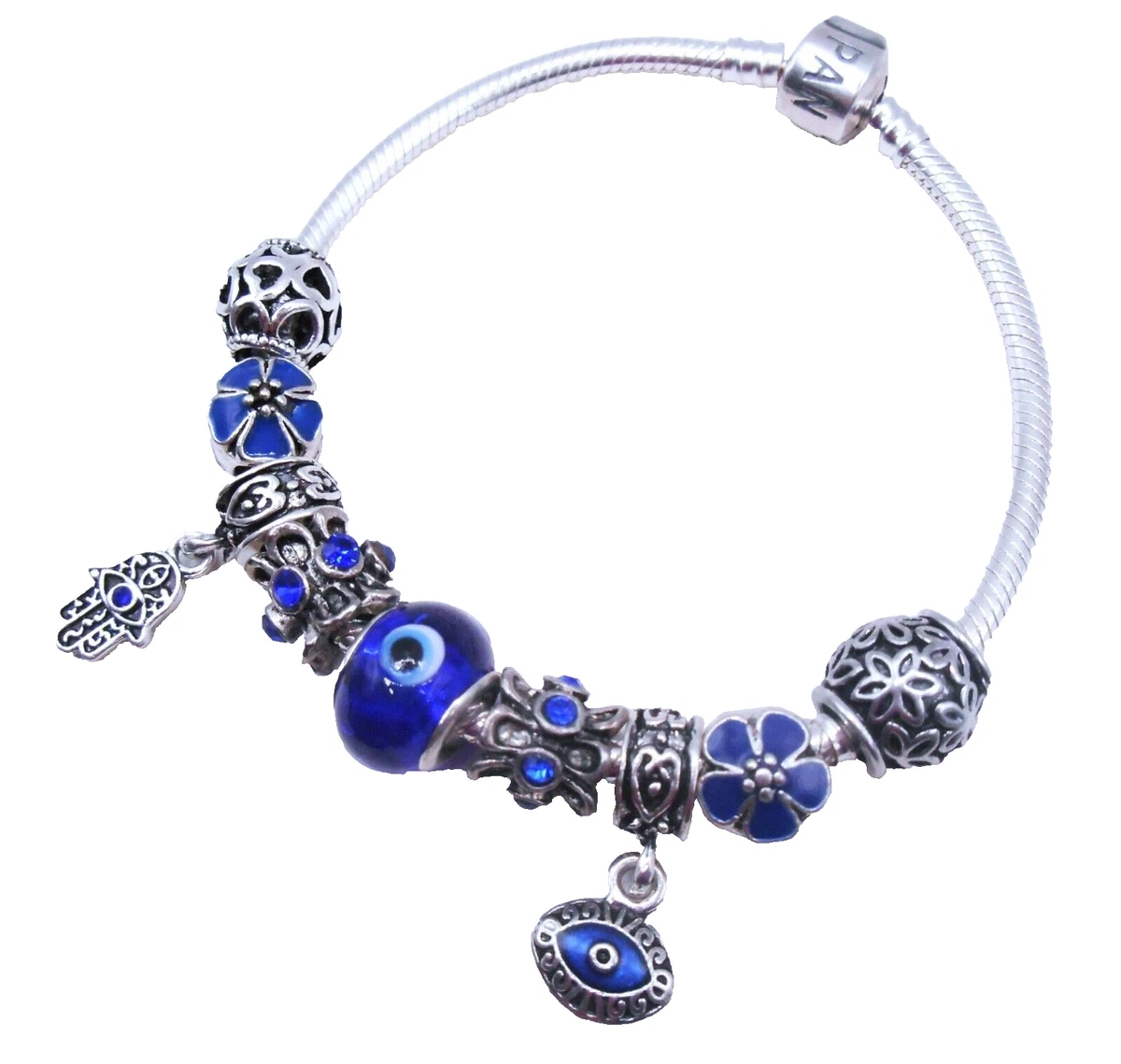 Evil Eye Charms Authentic 925 Sterling Silver for Pandora Charms Bracelets  : Amazon.ca: Home