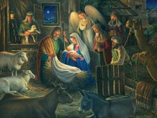 Cobble Hill Away in a Manger 500 Piece Jigsaw Puzzle
