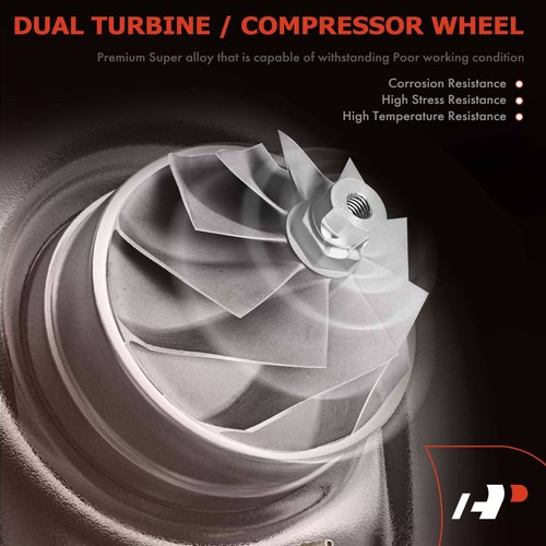 Turbocompresor con actuador Wastegate para Nissan Juke 2011-2017 L4 1.6L 49335-00880 - Imagen 5 de 8