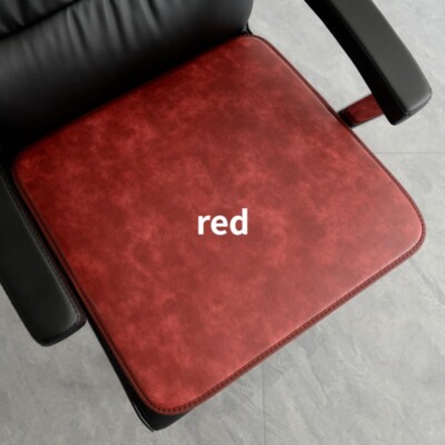 1X Waterproof Non-slip Office PU Leather Cushion Student Study Dining Chair  Pad