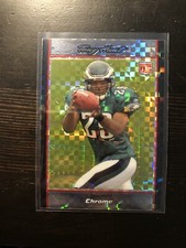 2007 Bowman Chrome X-Fractor /250 Tony Hunt #BC70 Rookie RC Eagles Card PWE. rookie card picture