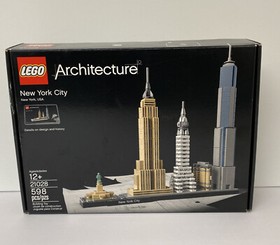 LEGO New York City LEGO Architecture (21028) Incomplete/READ