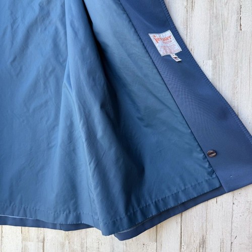 Vintage Forecaster of Boston Trench Coat Blue Jacket Womens 9/10 (fits size S) - Picture 10 of 12