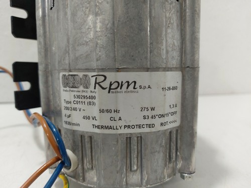 RPM C0111(03) Motor 208/240V~ 50/60Hz 275W - Picture 3 of 10