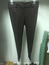 DVF Diane von Furstenberg Brown Crop Slim Fit Pants Size 2 Nova