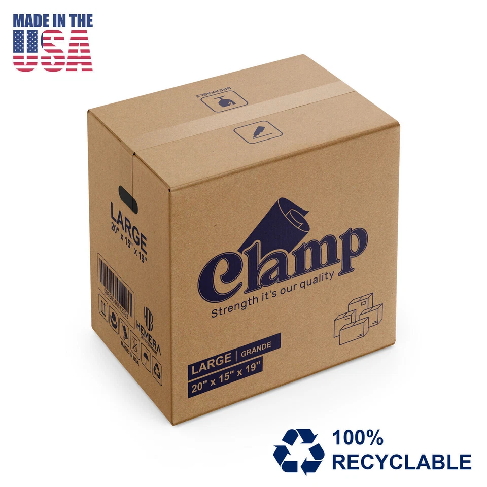 Champ Large Moving Box 20" x 19" x 15" (Pack of 50) - Image 3 of 4