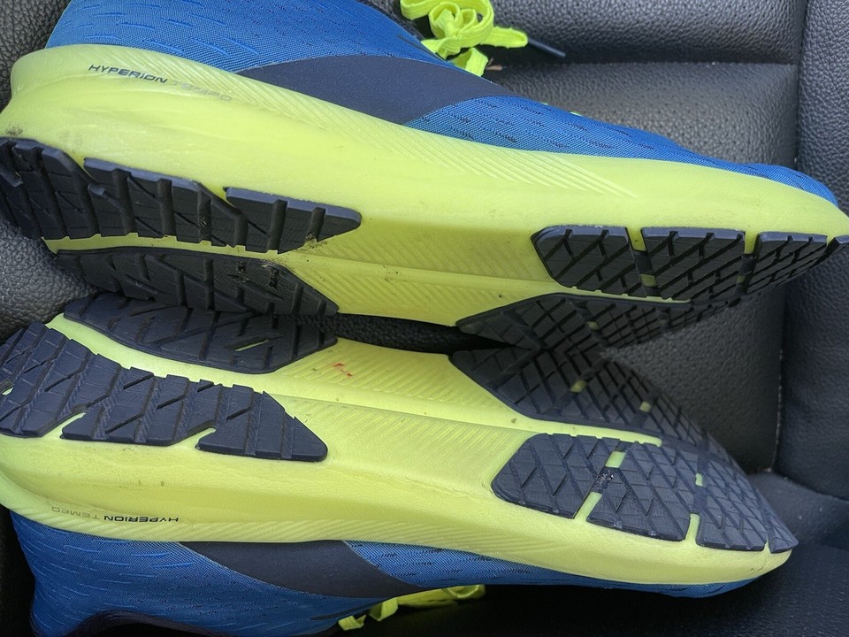 Brooks Mens Hyperion Tempo CLEAN NICE Blue Running Shoes Sneakers Size