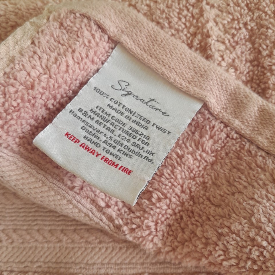 Dusky Pink Hand Towels Face Cloths & Bathmat eBay