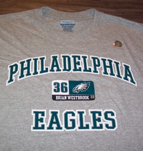 brian westbrook t shirt