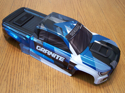 Arrma 223S DSC Granite Monster Blue and White Clipless Body Shell