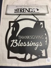 Metal Garden Decor Thanksgiving Theme