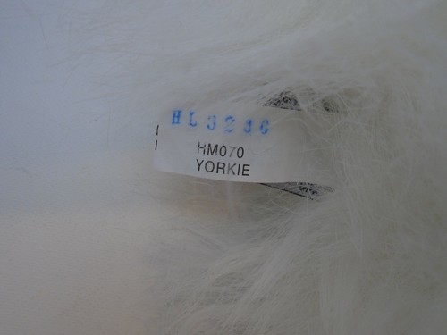 Ganz Webkinz Yorkie HM070 White and Pink Plush Dog NO CODE EUC - Picture 6 of 7