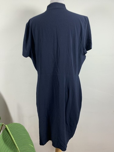 Banana Republic Womens V Neck Cap Sleeve Dress, Size 18 - Picture 6 of 10