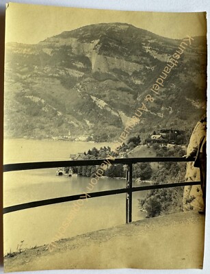 orig. Foto Vierwaldstättersee Viznau Schwyz Luzern  1901