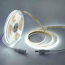 Led Strip Lights 24v Cob Daylight White 6000k 16.4ft No Power Supply Super B Led Strip Lights 24v Cob Daylight White 6000k 16.4ft No Power Supply Super B