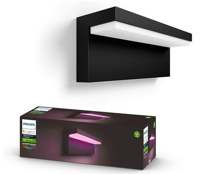 Philips Hue White & Color Ambiance Nyro Wandleuchte Outdoor schwarz