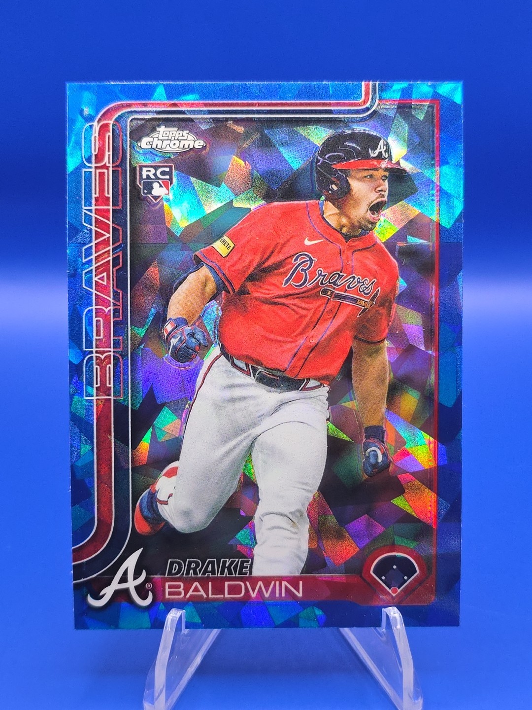 2025 Topps Chrome Update Sapphire Drake Baldwin RC #USC96 Atlanta Braves