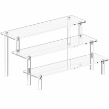 Acrylic Display Stand Risers, 3 Tier Perfume Stand Organizer