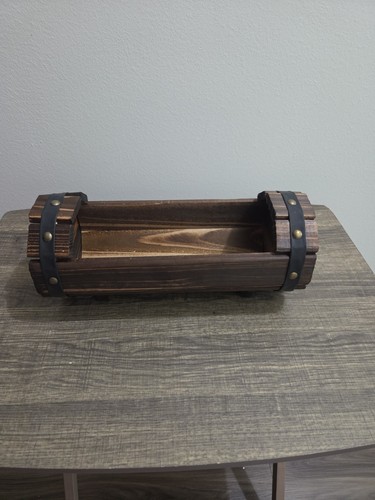 Solid Fir Wood Planter Box Rustic Indoor/Outdoor Garden Planter
