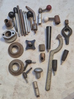 machine handles/levers/knobs etc/lathe/miller/drills