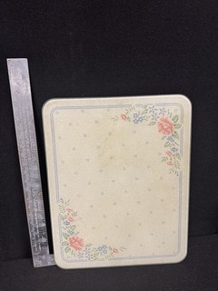 Corelle Corning Symphony Floral Counter Saver Glass Cutting Board 11 X 20