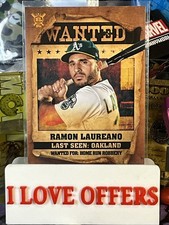 2021 TOPPS BIG LEAGUE WANTED RAMON LAUREANO OAKLAND ATHLETICS Wt-10 C Store More