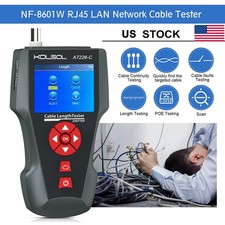 Network Cable Tester Multi-functional LCD Tracker For RJ45, RJ11, BNC NF-8601W