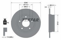 2 X Bremsscheibe Textar 92335803 FüR Renault Arkana I