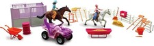 New Ray SS-37105B Pink Horse Riding Playset