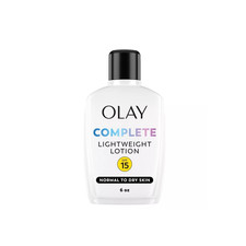 Olay Complete Lightweight Lotion with SPF 15for Normal to Dry Skin, 6 Oz 2 Pack