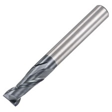 6mm Dia 6mm Shank 50mm Long HRC45 Carbide AlTiN Coated 2 Flute Square End Mill