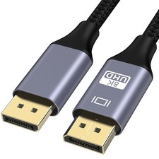 DisplayPort 1.4 Cable 3.3ft 32.4Gbps 8K 60hz 4K 240hz 2K 360Hz GoldPlated
