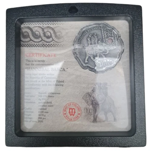 2020 Hannibal Barca Stone Ancient Commanders  16,7 grs 500 francos - Image 3 of 4